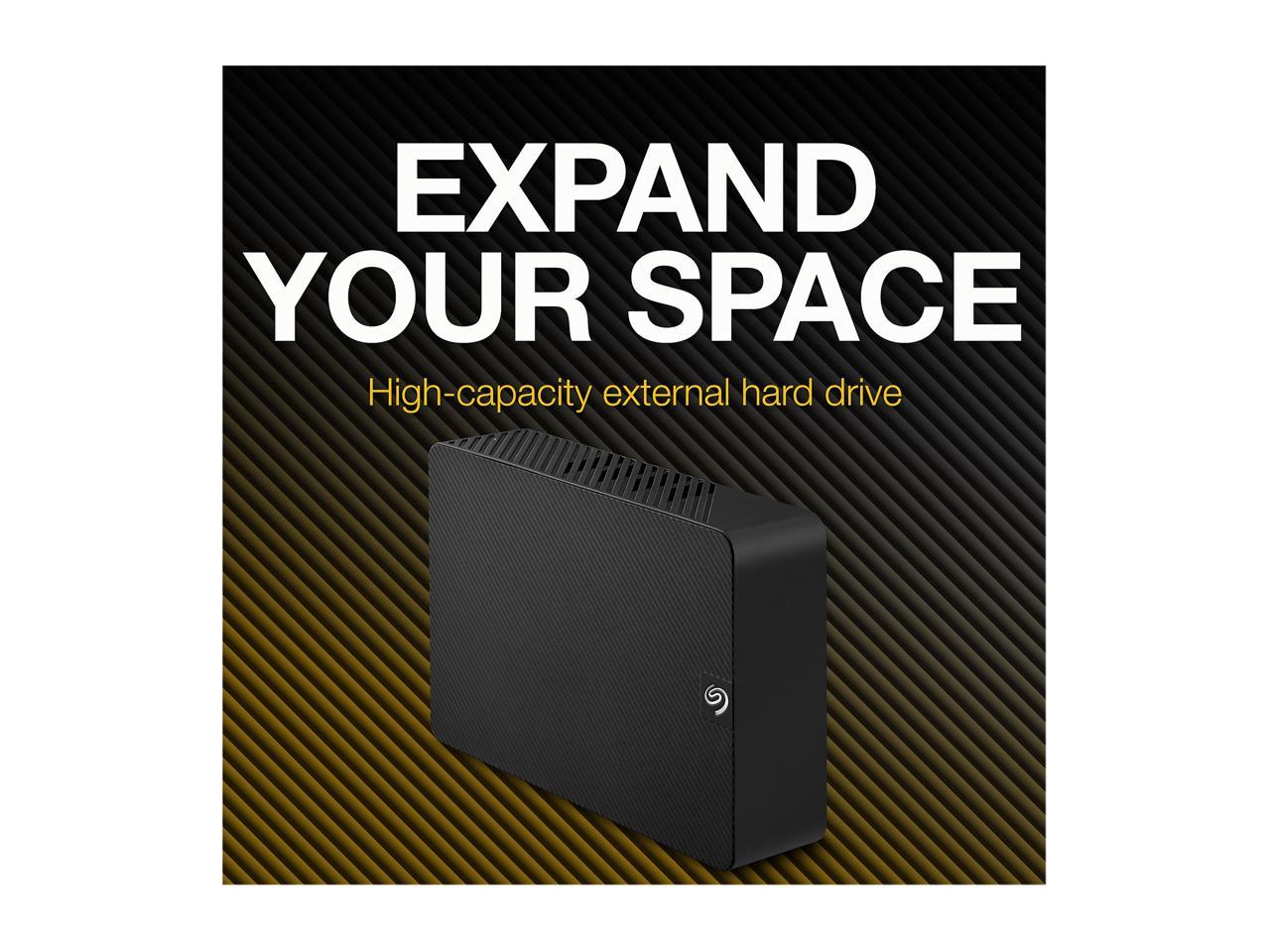 Seagate Expansion 14Tb External Hard Drive Hdd - Usb 3.0, With Rescue Data Recovery Services (Stkp14000400)