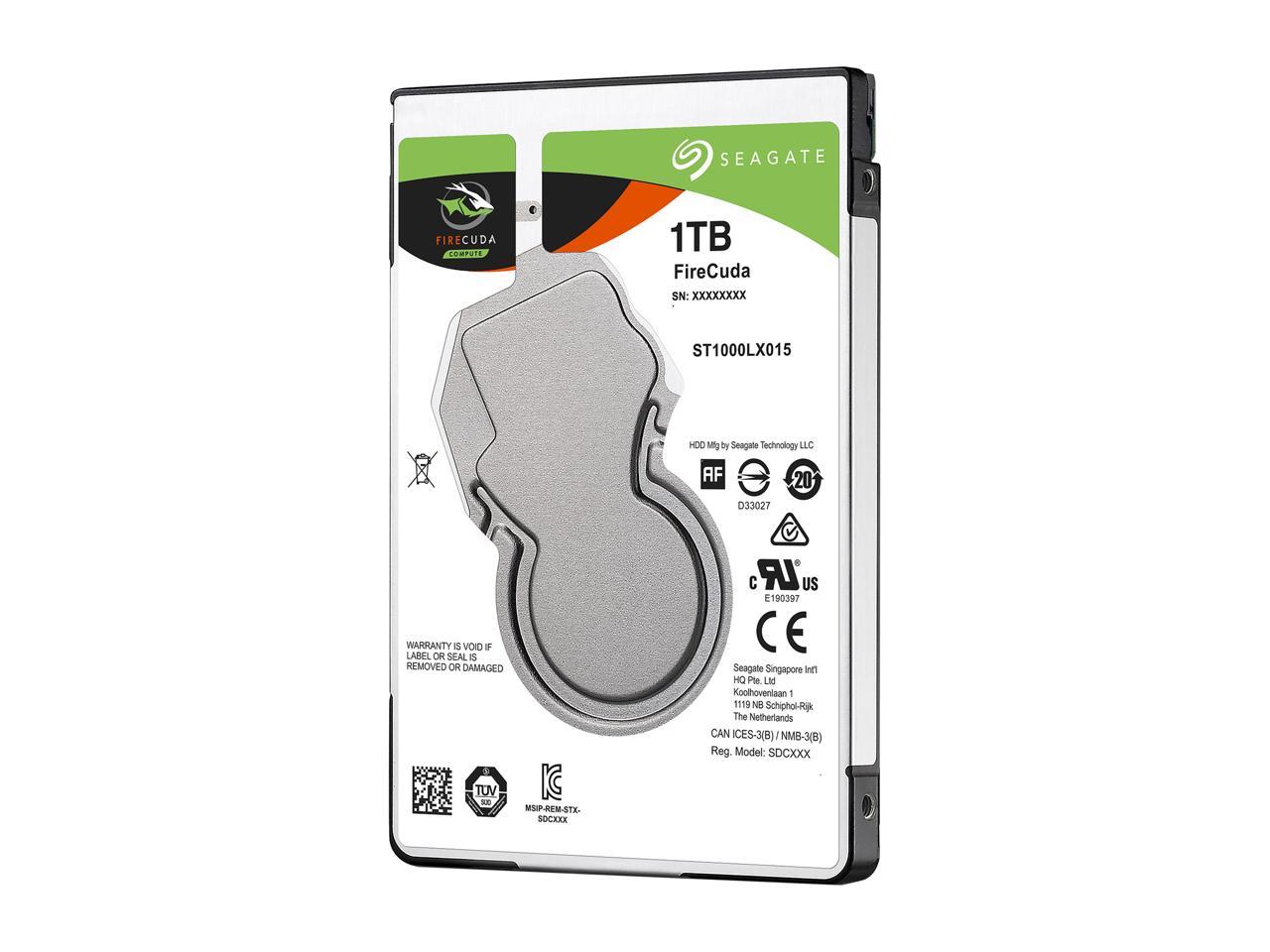 Seagate Firecuda Gaming Sshd 1Tb Sata 6.0Gb/S 2.5" Notebooks / Laptops Internal Hard Drive St1000Lx015