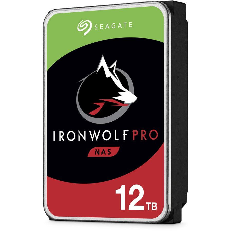 Seagate IronWolf Pro ST12000NE0008 12 TB Hard Drive - 3.5 Internal - SATA (SATA/600) - Conventional Magnetic Recording (CMR) Method"