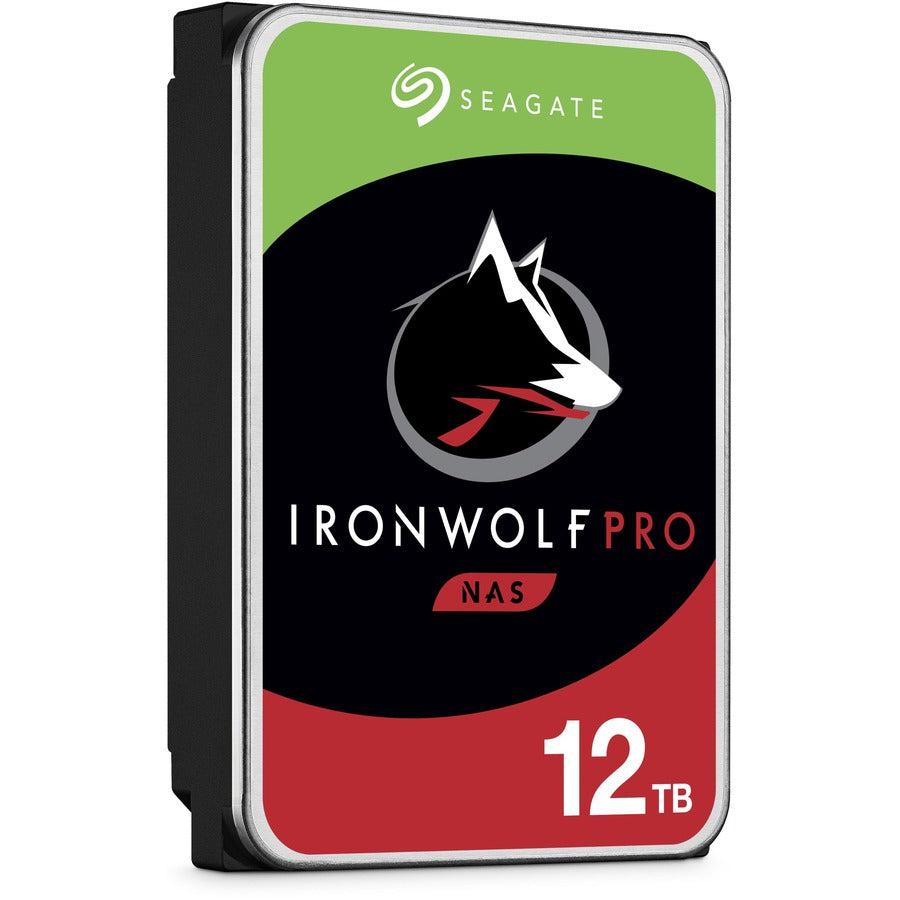 Seagate IronWolf Pro ST12000NE0008 12 TB Hard Drive - 3.5 Internal - SATA (SATA/600) - Conventional Magnetic Recording (CMR) Method"