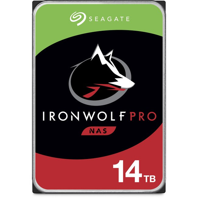 Seagate IronWolf Pro ST14000NE0008 14 TB Hard Drive - 3.5 Internal - SATA (SATA/600) - Conventional Magnetic Recording (CMR) Method"