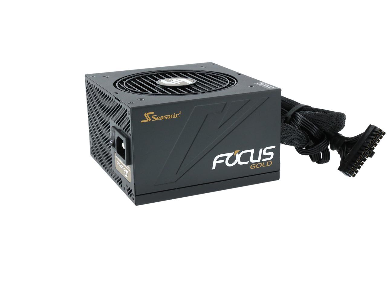 Seasonic Focus Gm-550, 550W 80+ Gold, Semi-Modular, Fits All Atx Systems, Fan Control In Silent