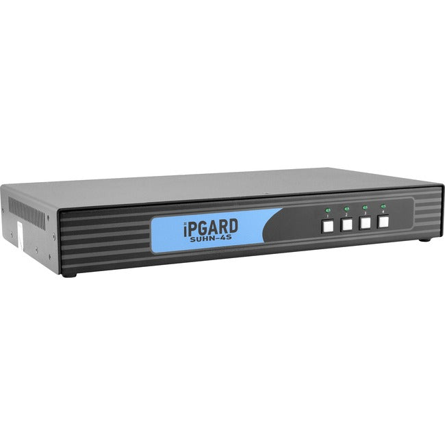 Secure HDMI KVM Switch - 4K Ultra-HD CAC Port Desktop Switching | SmartAVI SUHN-4S-P
