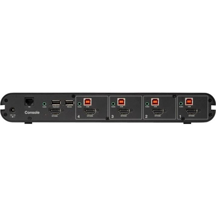 Secure KVM Switch - 4-Port NIAP Certified Enterprise Security | Belkin F1DN104KVM-UNN4