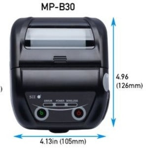Seiko MP-B30 3 Mobile Receipt Printer - Bluetooth" MP-B30-B02JK1-E9