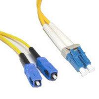 Single-Mode Fiber Optic Cable - 1M LC-SC 9/125 OS2 Duplex | CTG 29190