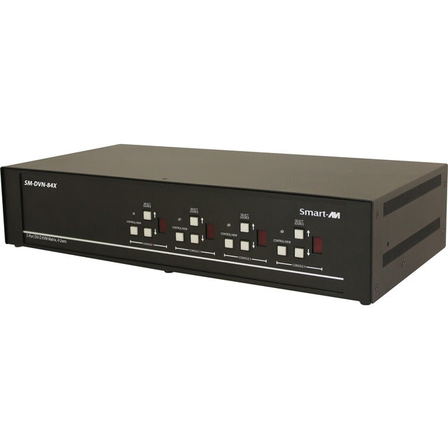 Smart Audio Video 8-Port DVI-D Matrix KVM Switch with USB 2.0 Sharing | Tecisoft SM-DVN-84X