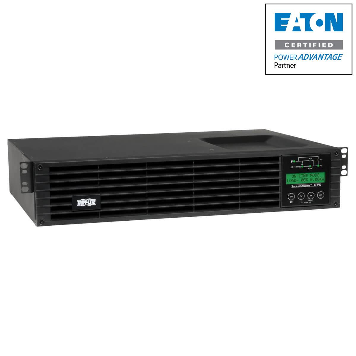 SmartOnline 3000VA 2700W 120V Double-Conversion UPS - 7 Outlets, Extended Run, Network Card, LCD - Tripp Lite SU3000RTXLCD2UN