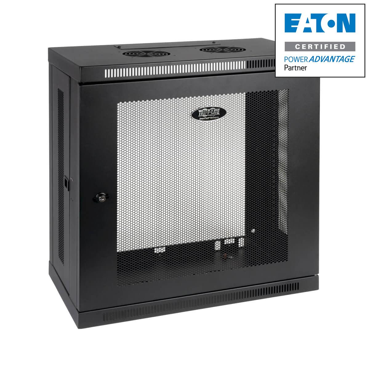 SmartRack 12U Low-Profile Patch-Depth Wall-Mount Rack Enclosure SRW12U13