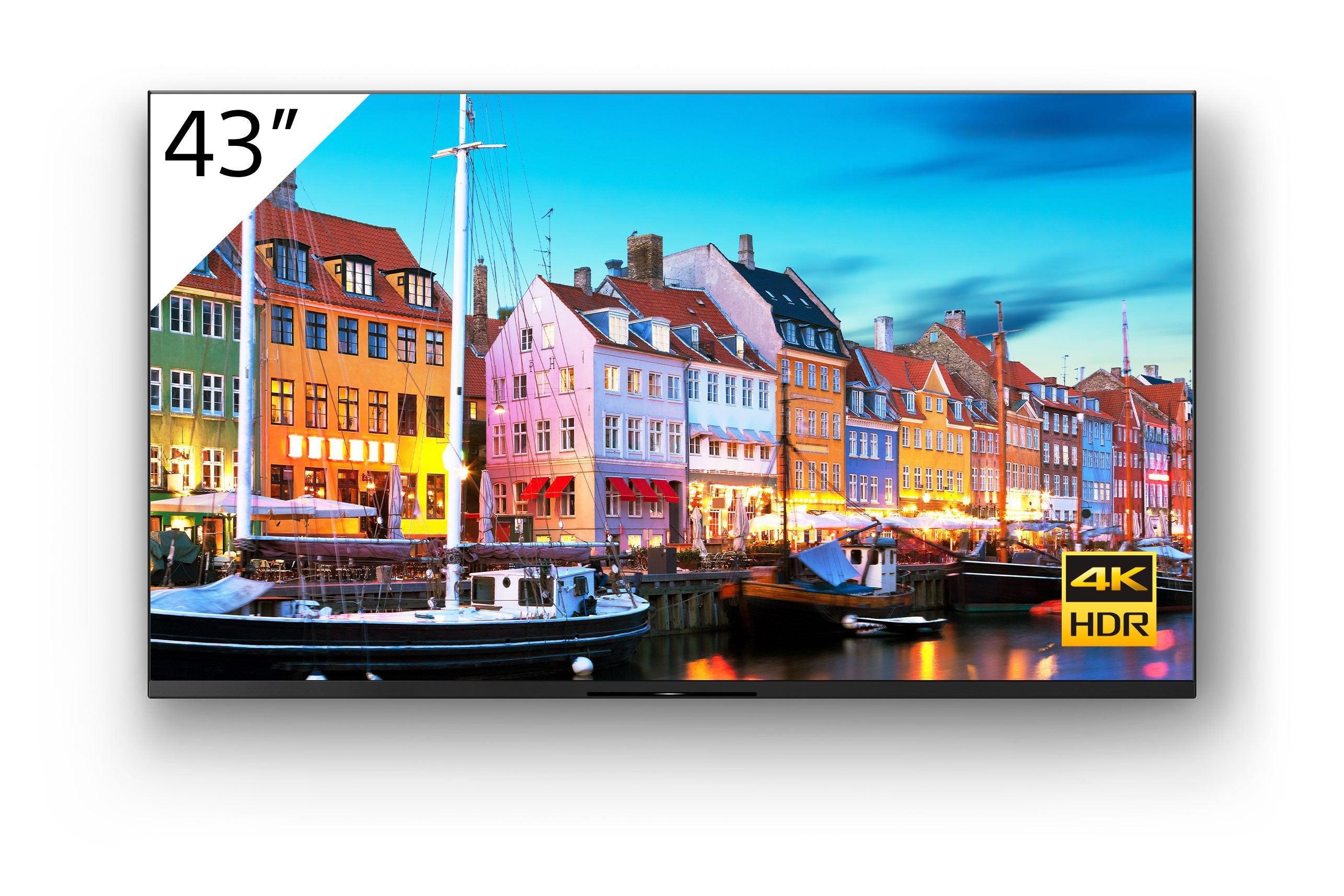 Sony Fw-43Bz35J Signage Display Digital Signage Flat Panel 109.2 Cm (43") Va Wi-Fi 560 Cd/M² 4K Ultra Hd Black Built-In Processor Android 10
