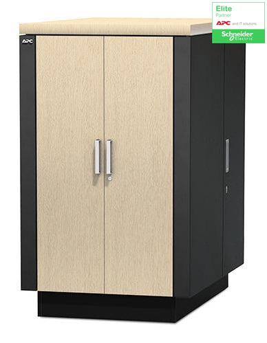 Soundproof Server Rack Enclosure - 24U Office Quiet Solution | APC AR4024IA
