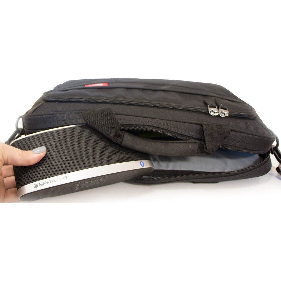 Spracht Blunote2.0 Portable Bluetooth Speaker System - 10 W RMS - Silver WS-4015