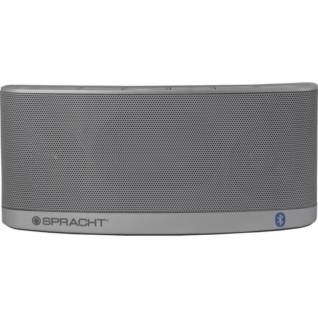Spracht Blunote2.0 Portable Bluetooth Speaker System - 10 W RMS - Silver WS-4015