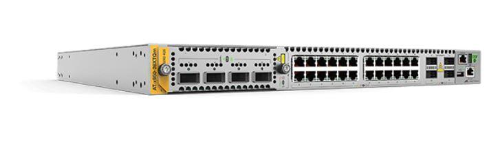 Stackable Layer 3 Switch - Enterprise 10G/40G/100G Network Solution | Allied Telesis AT-X950-28XTQM-B05