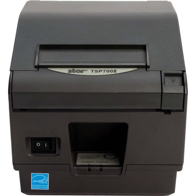 Star Micronics TSP700II Thermal Receipt and Label Printer, Ethernet (LAN) - Cutter, External Power Supply Needed, Gray 37999950