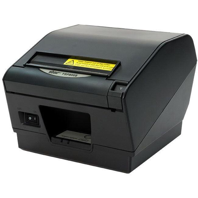 Star Micronics TSP800II Thermal Printer, Ethernet, Paper cover Lock - Cutter, External Power Supply Included, Gray 39441132