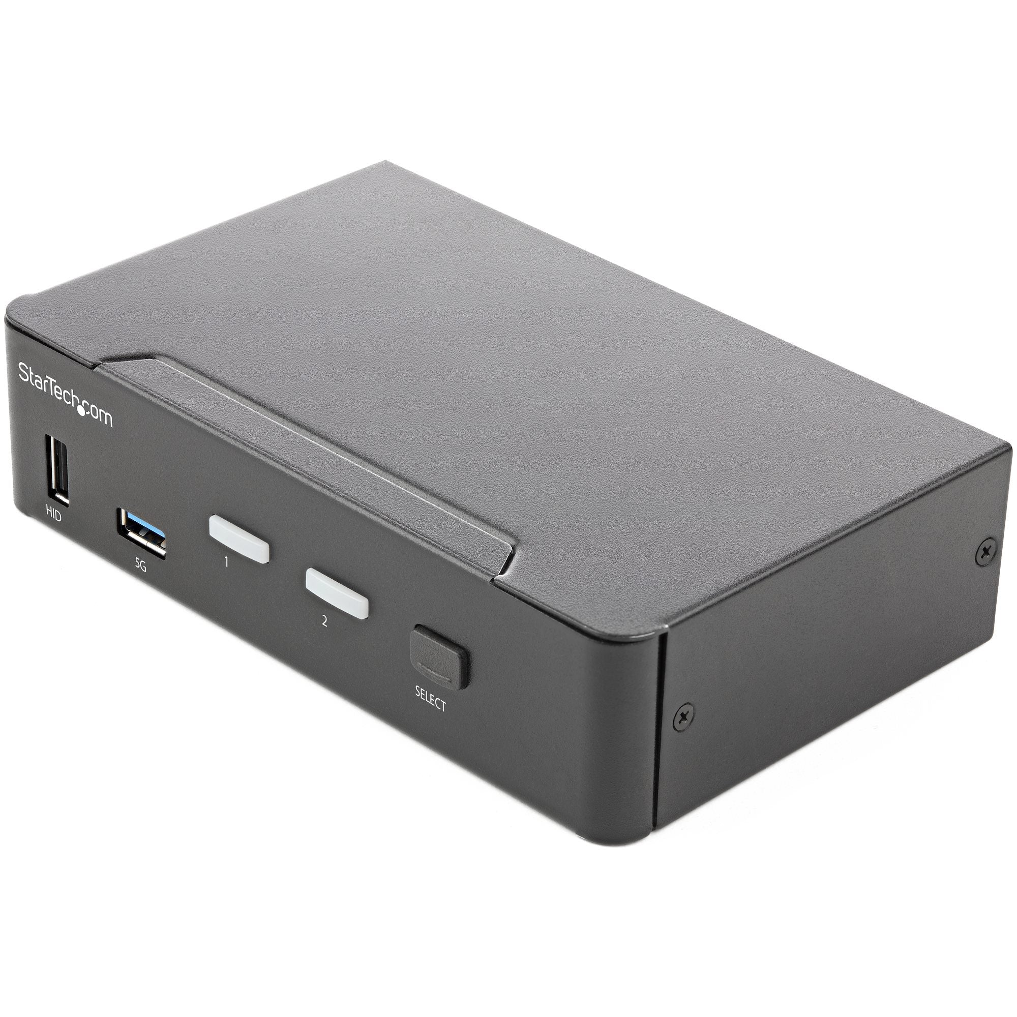StarTech 2-Port USB 3.0 KVM Switch HDMI 4K 60Hz - Single Monitor Desktop | StarTech SV231HU34K6