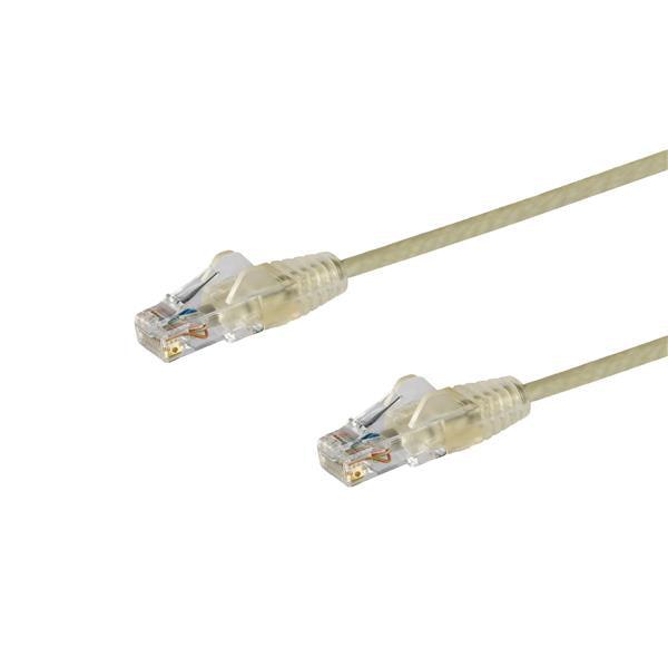 Startech.Com 10 Ft. Cat6 Ethernet Cable - Slim - Snagless Rj45 Connectors - Gray