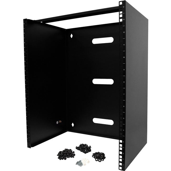Startech.Com 14U Wall Mount Rack, 14In Deep, 19 Inch Wall Mount Network Rack, Wall Mounting Patch Panel Bracket For Switch/It Equipment