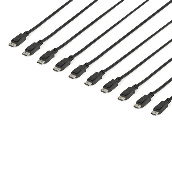 Startech.Com 15 Ft. (4.6 M) Displayport Cable With Latches - 10-Pack