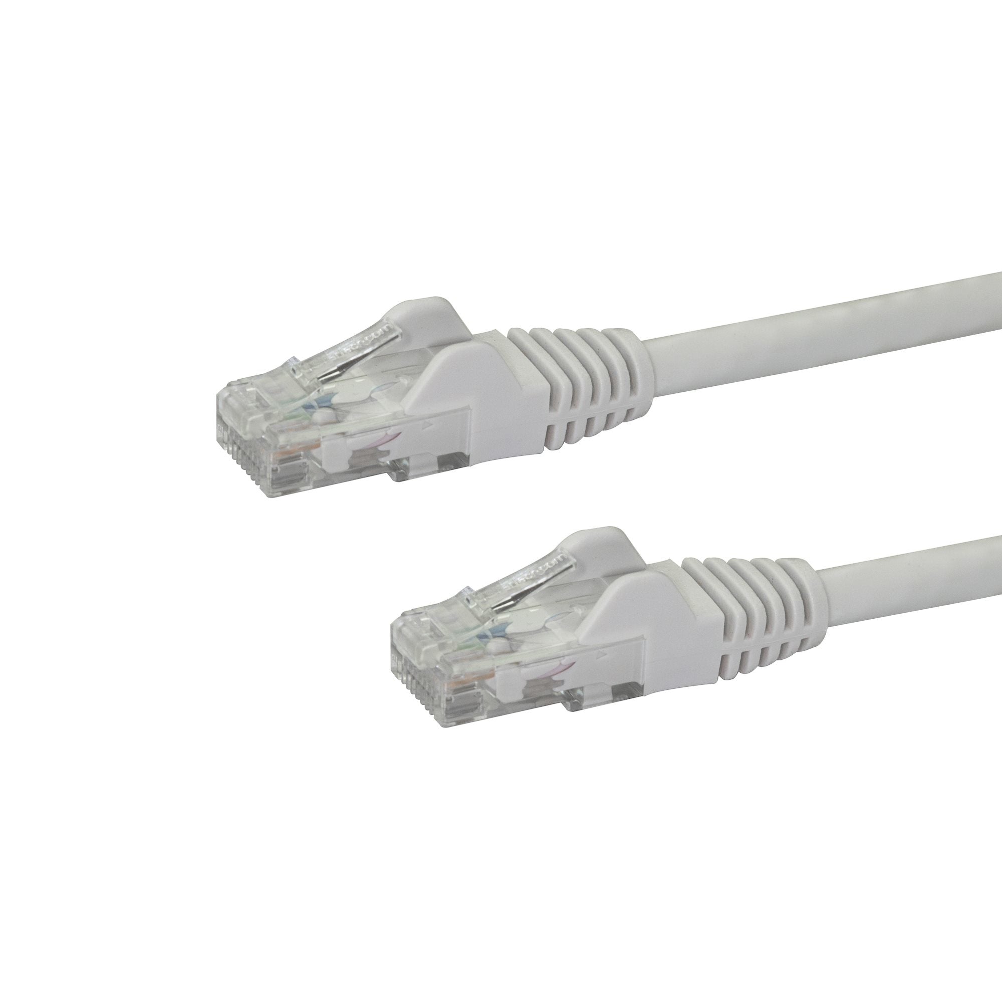 Startech.Com 150Ft Cat6 Ethernet Cable - White Cat 6 Gigabit Ethernet Wire -650Mhz 100W Poe Rj45 Utp Network/Patch Cord Snagless W/Strain Relief Fluke Tested/Wiring Is Ul Certified/Tia