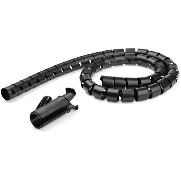 Startech.Com 1.5 M (4.9 Ft.) Cable-Management Sleeve - Spiral - 25 Mm (1 In.) Diameter