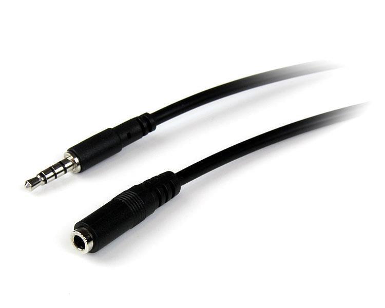 Startech.Com 1M 3.5Mm 4 Position Trrs Headset Extension Cable - M/F