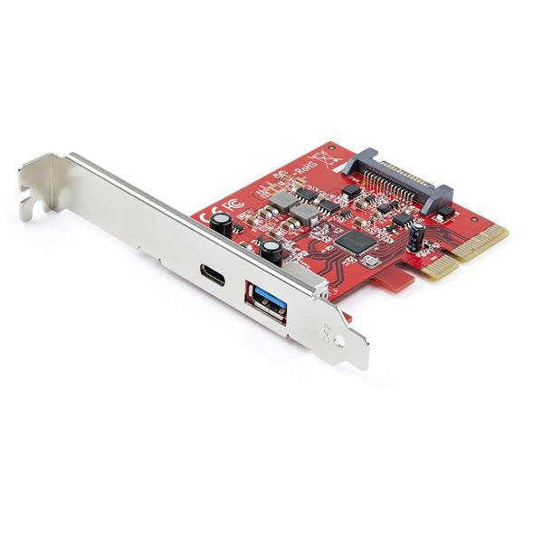 Startech.Com 2-Port 10Gbps Usb-A & Usb-C Pcie Card - Usb 3.1 Gen 2 Pci Express Type C/A Host