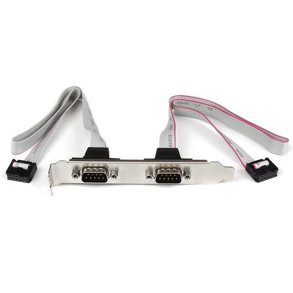 Startech.Com 2 Port 16In Db9 Serial Port Bracket To 10 Pin Header