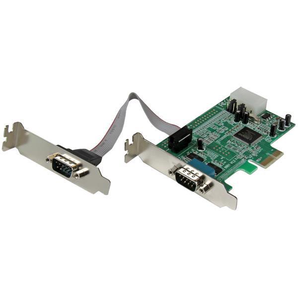 Startech.Com 2 Port Low Profile Native Rs232 Pci Express Serial Card With 16550 Uart
