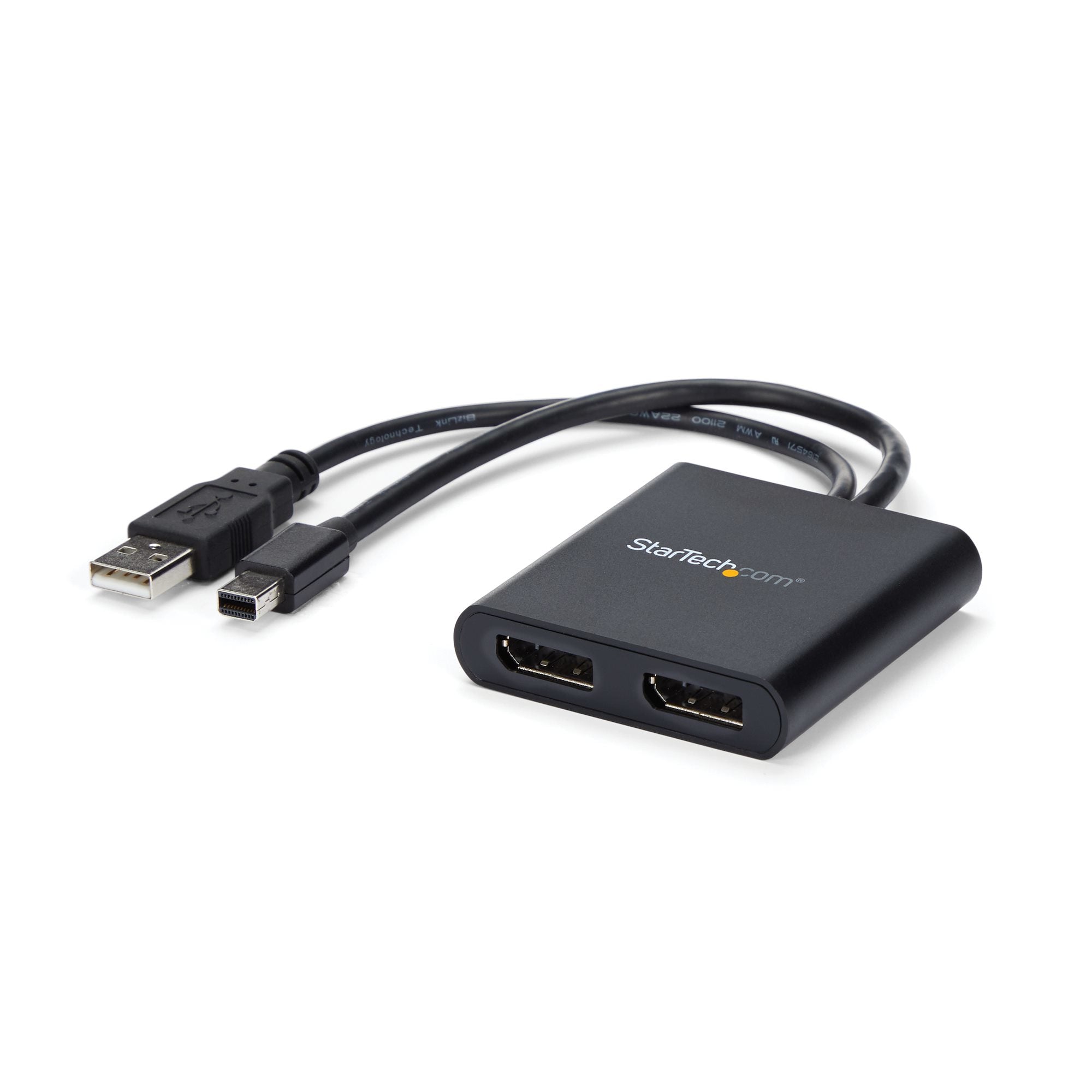 Startech.Com 2-Port Multi Monitor Adapter - Mini Displayport To 2X Displayport Mst Hub - Dual 4K