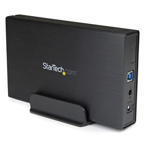 Startech.Com 3.5In Black Usb 3.0 External Sata Iii Hard Drive Enclosure With Uasp For Sata 6 Gbps Portable External Hdd