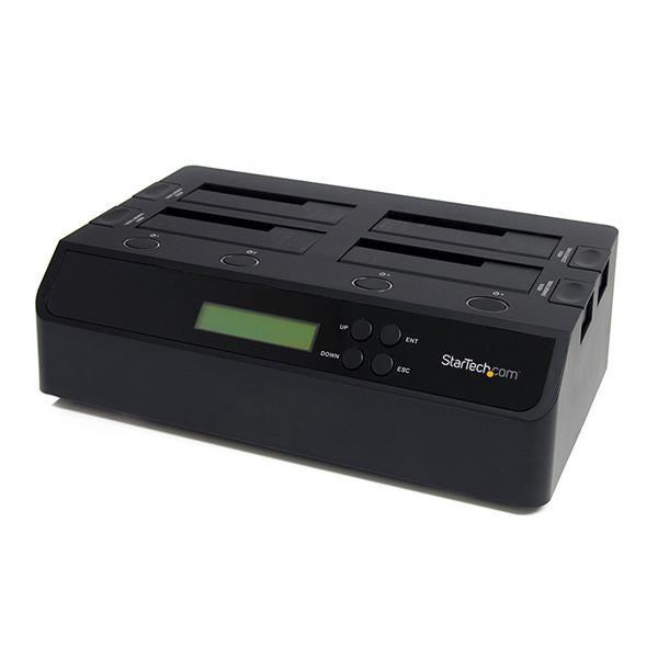 Startech.Com 4 Bay Usb 3.0 Esata To Sata Standalone 1:3 Hdd Hard Drive Duplicator Dock