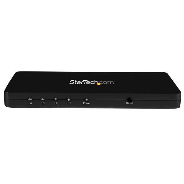Startech.Com 4K Hdmi 4-Port Video Splitter 1X4 Hdmi Splitter W/ Solid Aluminum Housing 4K 30Hz