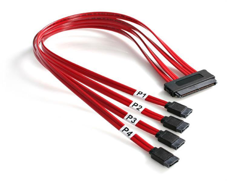 Startech.Com 50Cm Serial Attached Scsi Sas Cable - Sff-8484 To 4X Sata