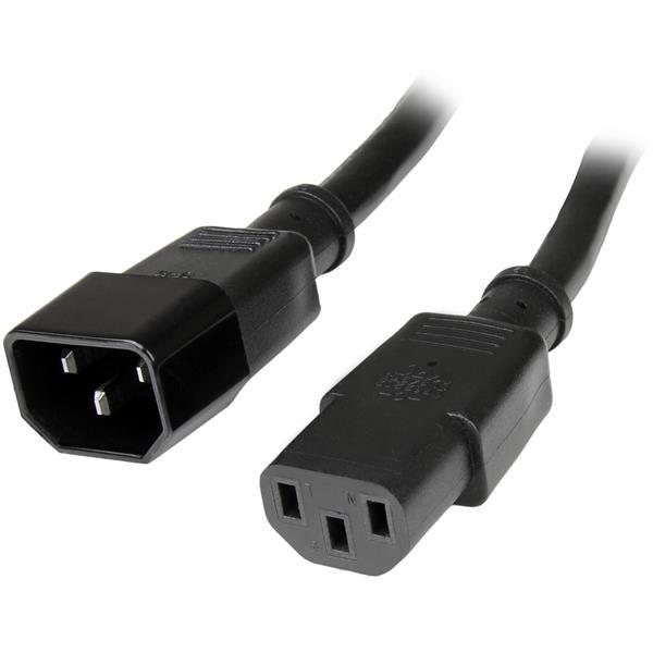 Startech.Com 6 Ft 14 Awg Computer Power Cord Extension - C14 To C13
