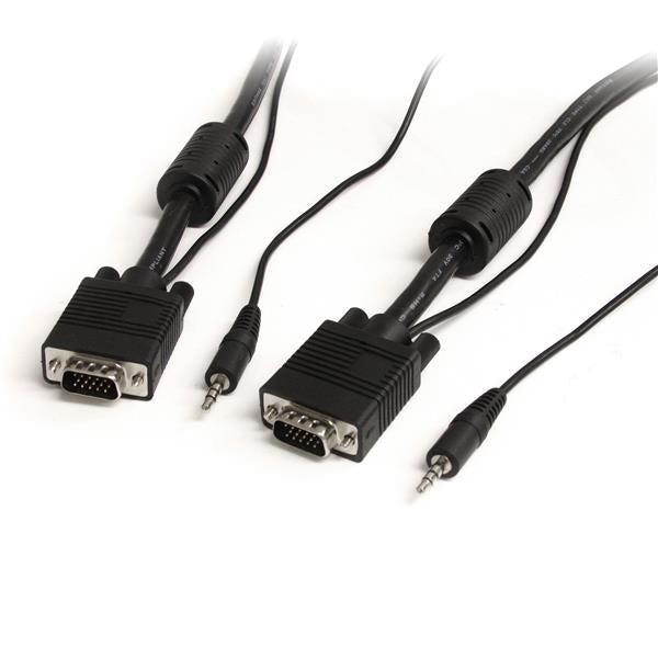 Startech.Com 6 Ft Coax High Resolution Monitor Vga Cable W/ Audio - Hd15 M/M