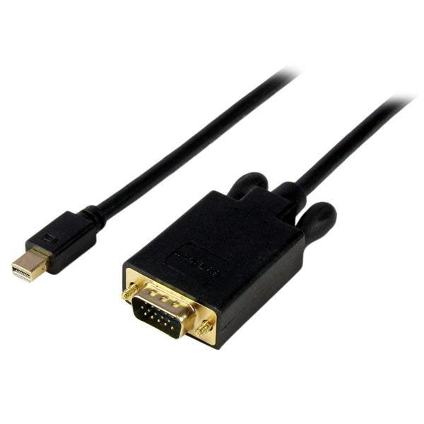 Startech.Com 6 Ft Mini Displayport To Vga Adapter Converter Cable Mdp To Vga 1920X1200 - Black