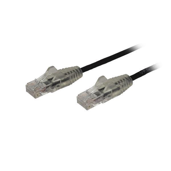 Startech.Com 6 In. Cat6 Ethernet Cable - Slim - Snagless Rj45 Connectors - Black