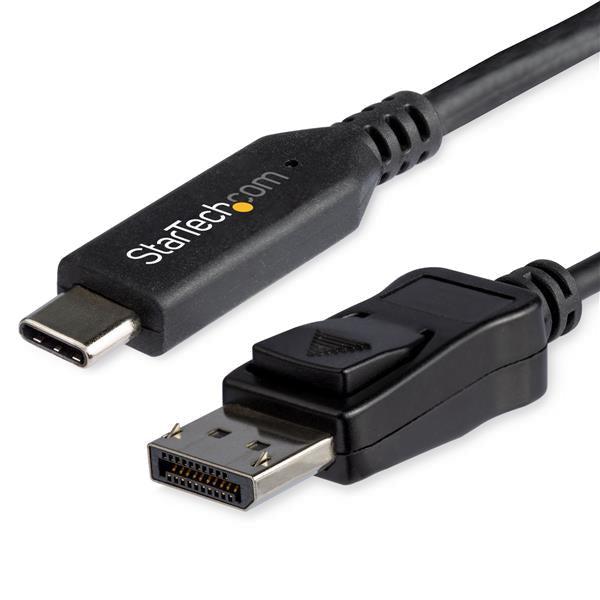 Startech.Com 6Ft/1.8M Usb C To Displayport 1.4 Cable - 4K/5K/8K Usb Type-C To Dp 1.4 Alt Mode
