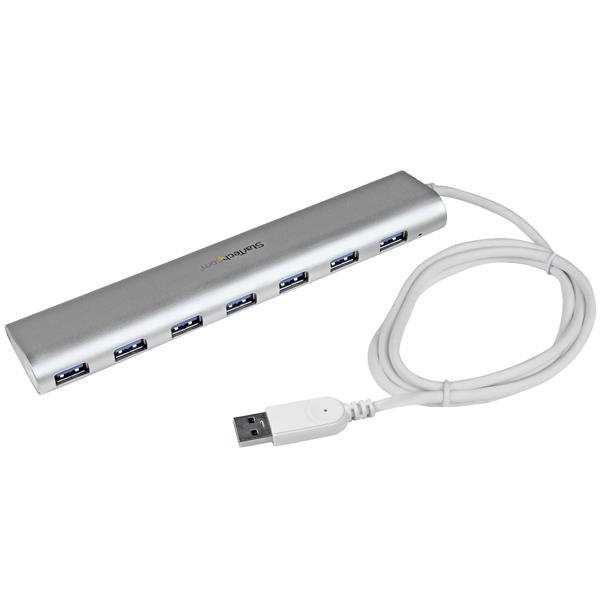 Startech.Com 7-Port Compact Usb 3.0 Hub With Built-In Cable
