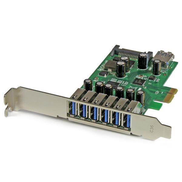 Startech.Com 7-Port Pci Express Usb 3.0 Card - Standard And Low-Profile Design