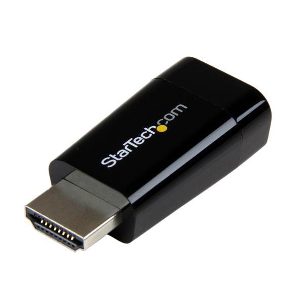 Startech.Com Compact Hdmi To Vga Adapter Converter - Ideal For Chromebooks Ultrabooks & Laptops 1920X1200/1080P