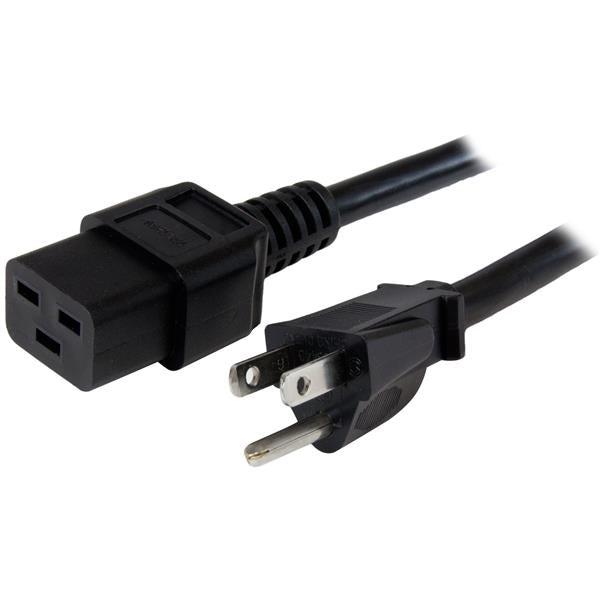 Startech.Com Computer Power Cord - Nema 5-15P To C19, 14 Awg, 6 Ft