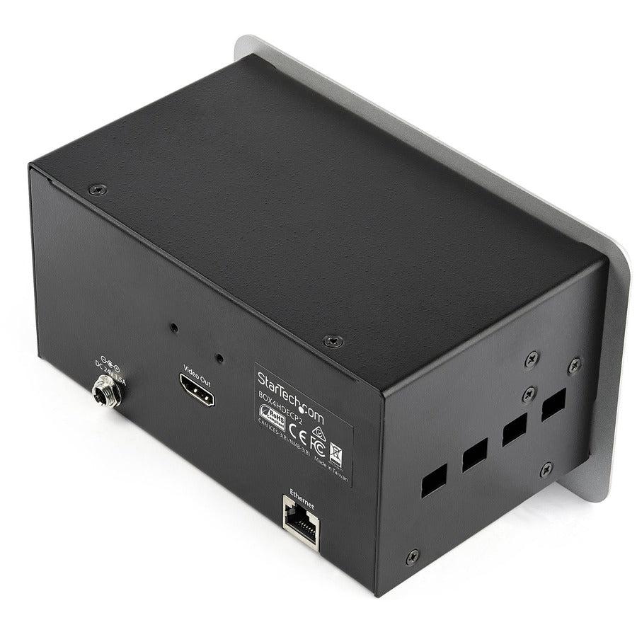 StarTech.com Conference Table Connectivity Box for 4K A/V - TAA BOX4HDECP2