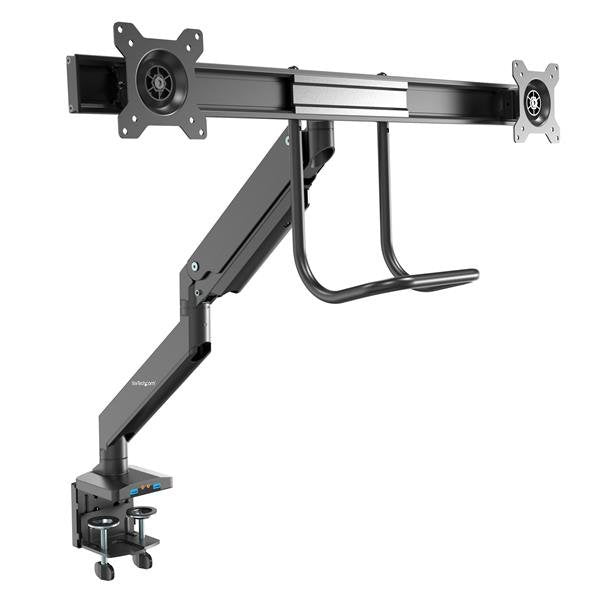 Startech.Com Desk Mount Dual Monitor Arm With Usb & Audio - Slim Full Motion Adjustable Dual Monitor