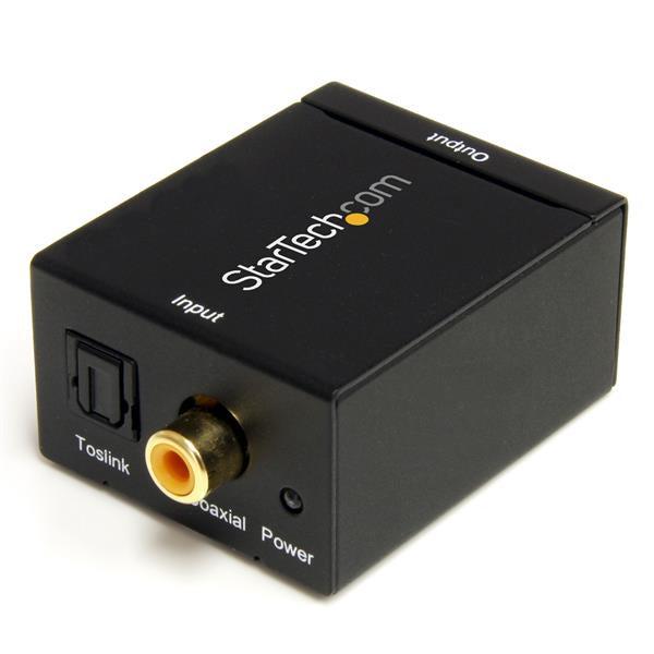 Startech.Com Spdif Digital Coaxial Or Toslink Optical To Stereo Rca Audio Converter