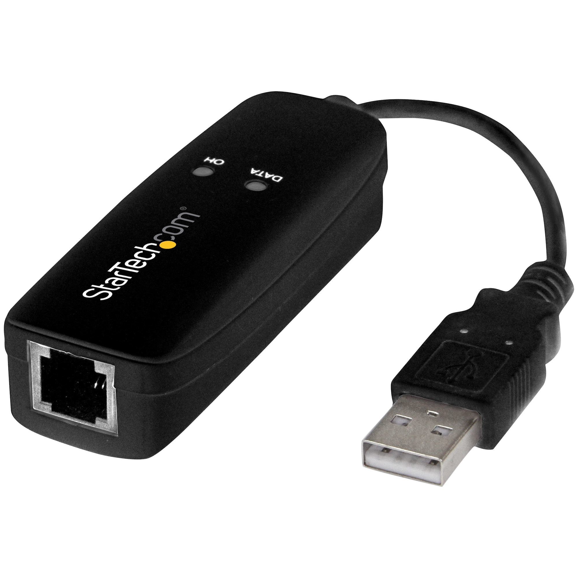 Startech.Com Usb 2.0 Fax Modem - 56K External Hardware Dial Up V.92 Modem/ Dongle/Adapter -