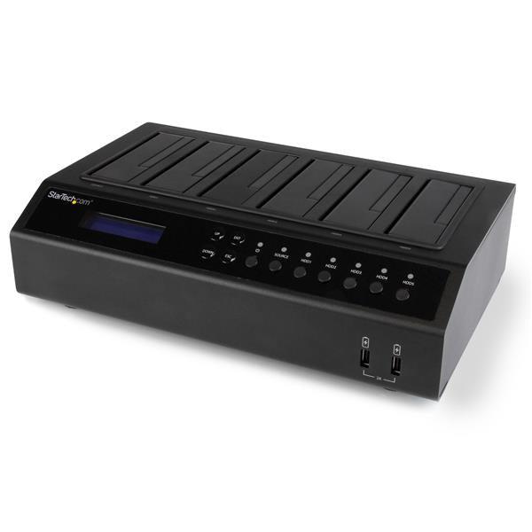 Startech.Com Usb 3.0 / Esata 6-Bay Hard Drive Duplicator Dock - 1:5 Hdd / Ssd Cloner And Eraser