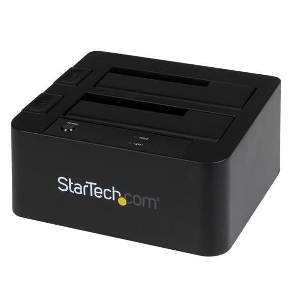 Startech.Com Usb 3.0 / Esata Dual Hard Drive Docking Station With Uasp For 2.5/3.5In Sata Ssd / Hdd Sata 6 Gbps